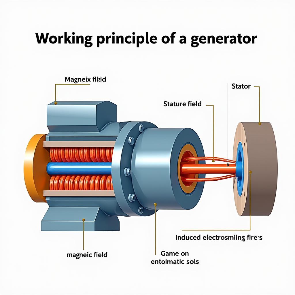 Nguyên lý hoạt động của máy phát điện